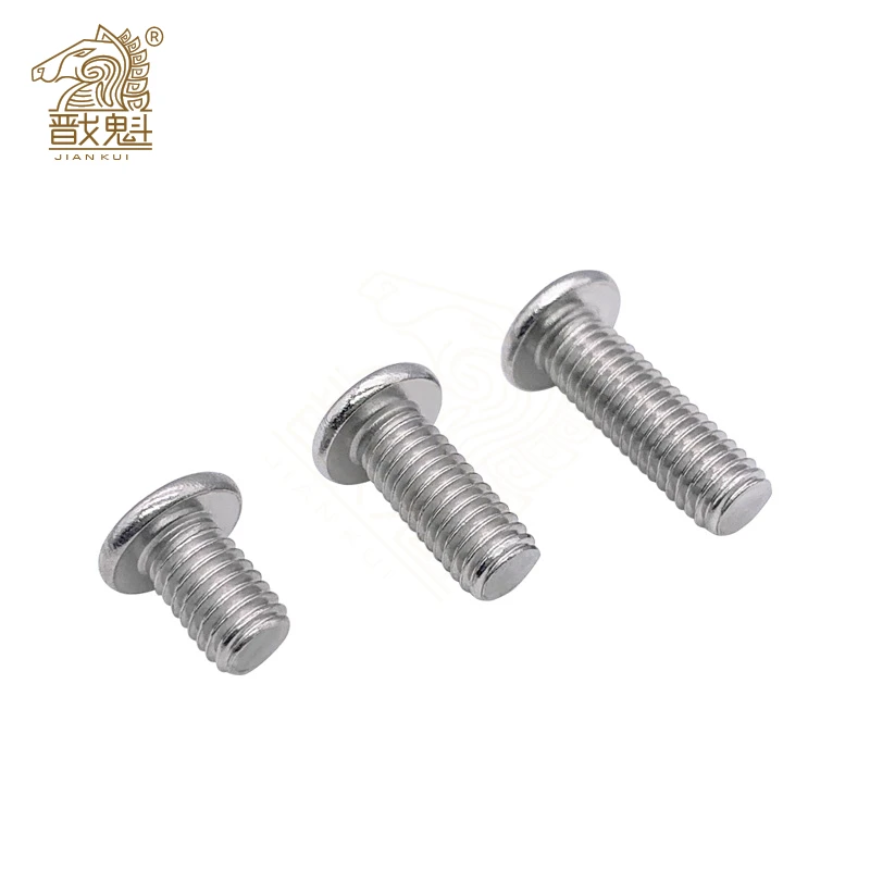 5-50p CM M2 M2.5 M3 M4 M5 M6 M8 304 Stainless Steel Hex Socket Ultra Thin Super Low Flat Wafer Allen Cap Bolt image 2
