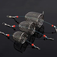 10pcs outdoor stainless steel fishing wire bait fishing lure trap cagge basket bhd2