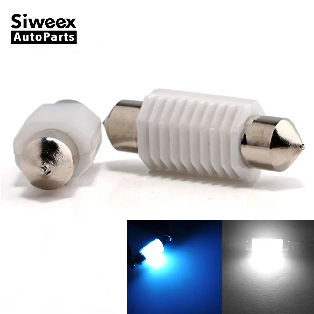 1 шт. автомобильные светодиодный ные лампы белого цвета 31 мм 36 39 41 гирлянда 3030 2 SMD