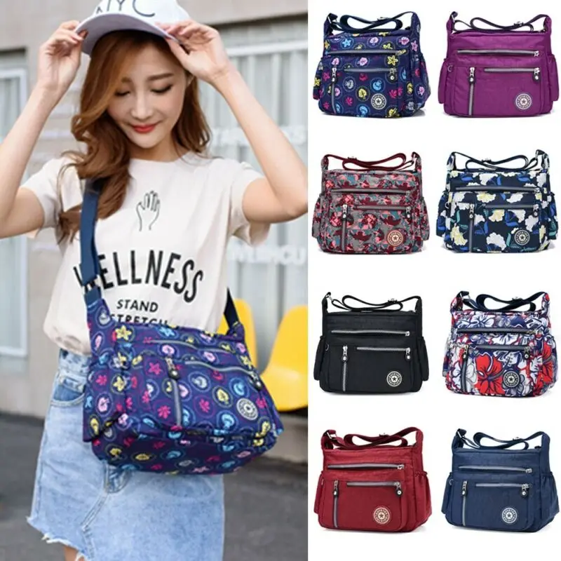 Женская дизайнерская сумка 2019 модная Новая высококачественная нейлоновая через