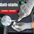 Hanvo карбоновая подкладка с полипальцевым наконечником Защитные рабочие перчатки 13 калибра рабочие перчатки