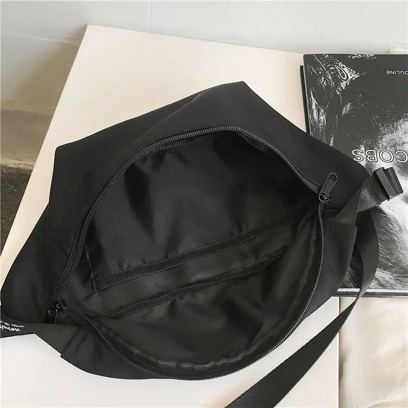 Hip Hop Chest Bag For Men 2021 New Crossbody Pouch Nylon Waterproof Travel Shoulder Unisex Belt Pack Boy Waist Bags |