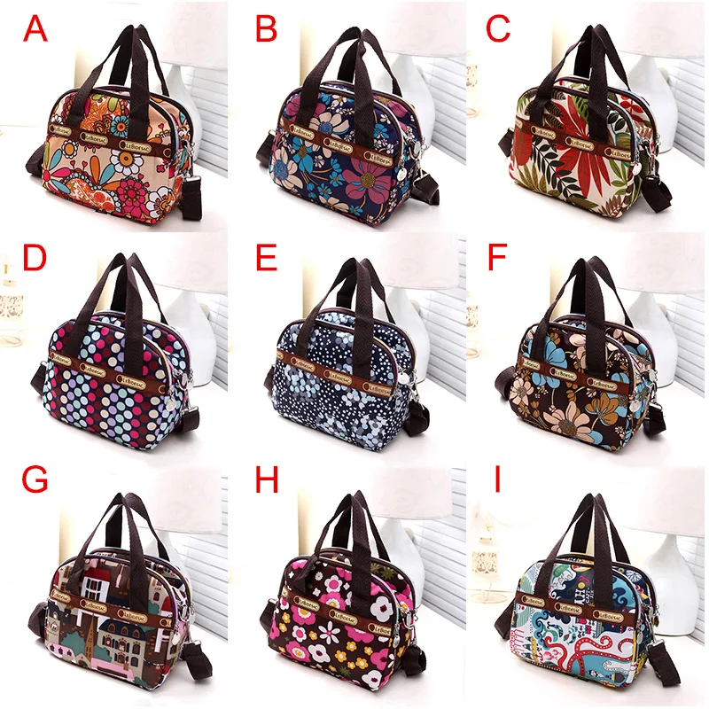 Новинка 2019 женская сумка через плечо на молнии с принтом для путешествий