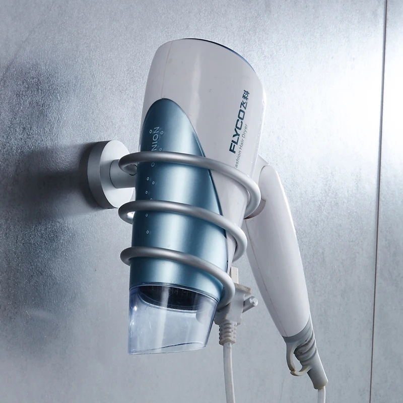 Высокое качество настенный держатель для фена полка ванной комнаты органайзер |