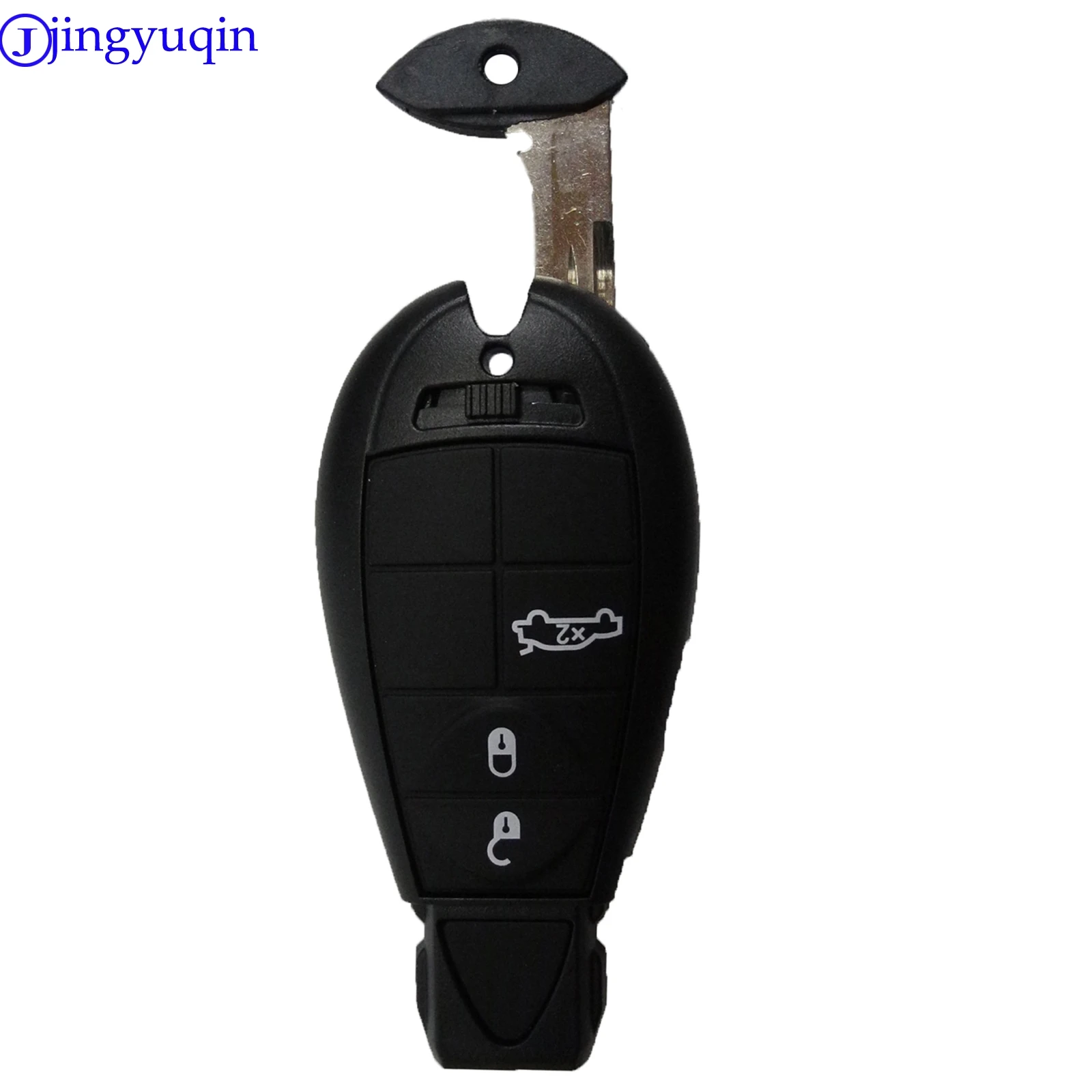 Чехол брелок для автомобильного ключа с 4 кнопками Dodge Challenger Magnum Charger Chrysler Smart Remote