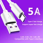 USB-кабель baixin 0,3 м, 1 м, 2 м, 5 А, кабель USB Type-C для быстрой зарядки Huawei p20 5A, кабель для быстрой зарядки для Honor V10