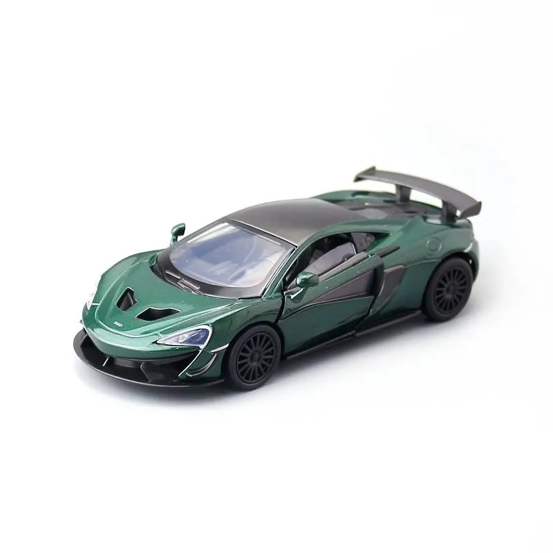 Модель Джек-фей в масштабе 1:32 Mclaren 570S GT4, автомобиль со звуком и светильник, образовательная коллекция, подарок для ребенка Модель Джек-фей в масштабе 1:32 Mclaren 570S GT4, автомобиль со звуком и светильник, образовательная коллекция, подарок для ребенка