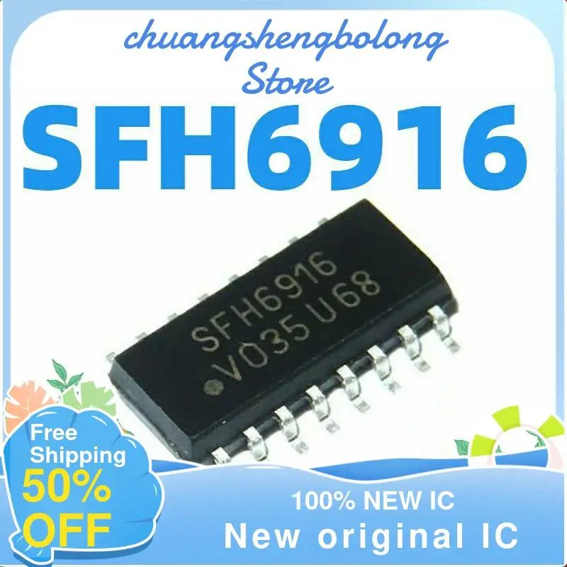 

10-200PCS SFH6916 SOP16 New original IC