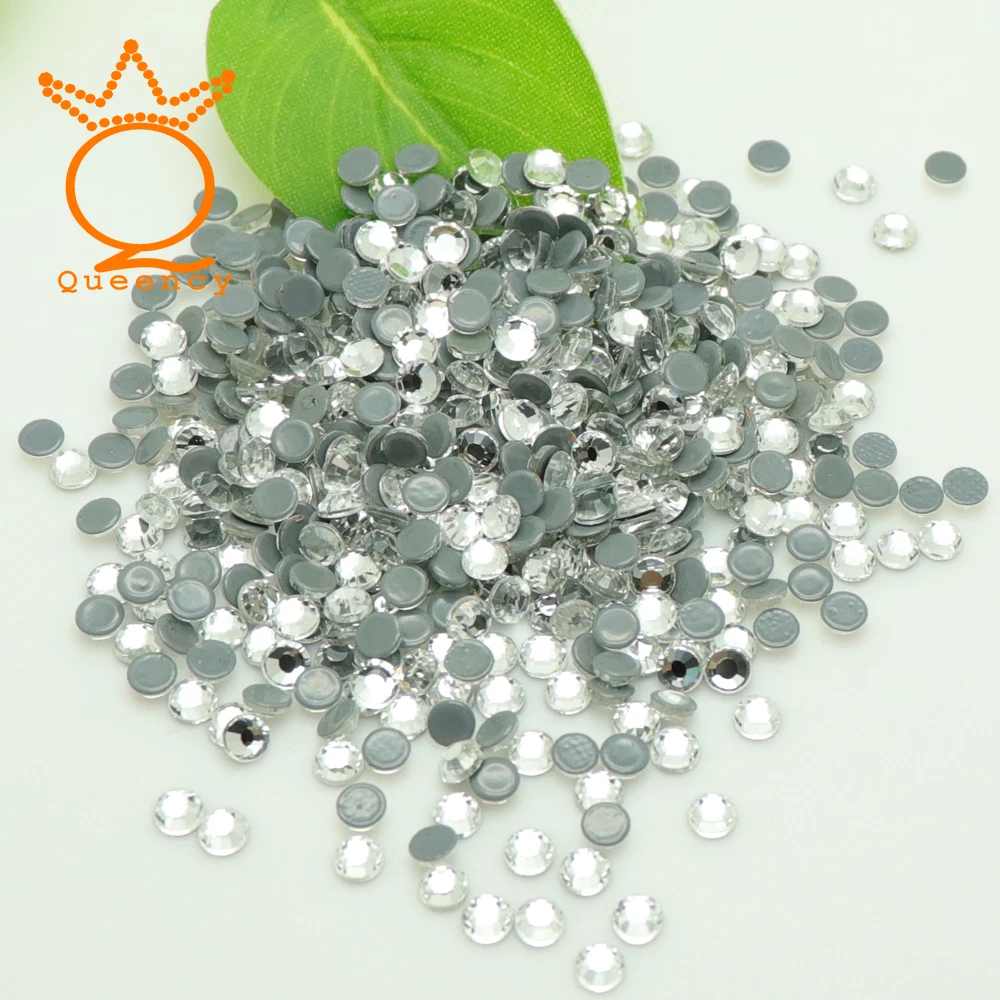 Стразы для ногтей SS3 SS4 SS5 SS6 SS8 SS10 прозрачные стразы дизайна 3D маникюр | Красота и