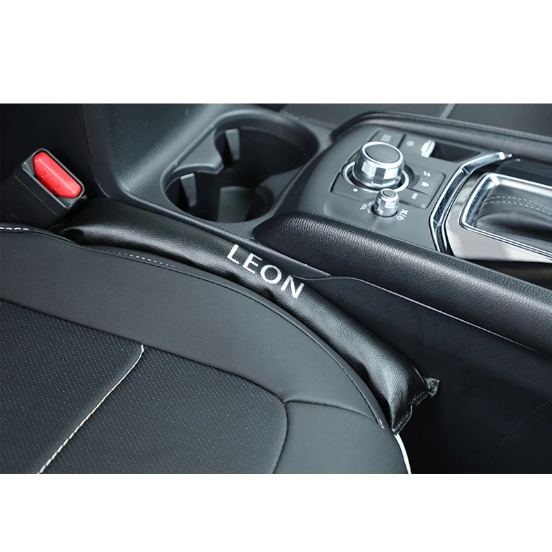 Автомобильная подушка для сидения, щелевая пробка для сиденья LEON из искусственной кожи, герметичная защитная накладка для сиденья автомобиля