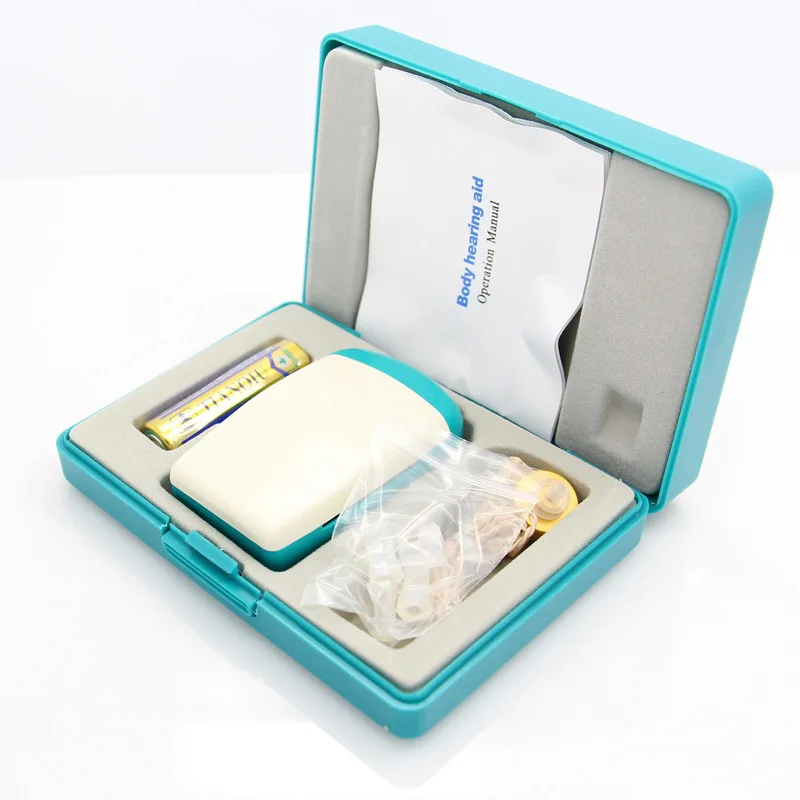 

Hearing Aid Mini Pocket In Ear Wired Volume Adjustable Sound Voice Amplifier Health Ear Care Enhanced Hearing Aids AXON F-18