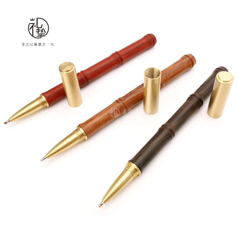 Соединитель в виде бамбука нейтральная латунная ручка для работы офисе