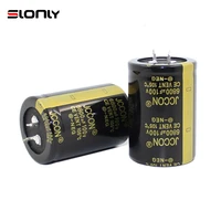 2pcs 14pcs 35x50mm 6800uf 100v jccon horn black gold audio amplifier filter aluminum electrolytic capacitors