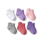 Детские носки на весну и лето, хлопковые носки-лодочки для мальчиков и девочек, детские носки