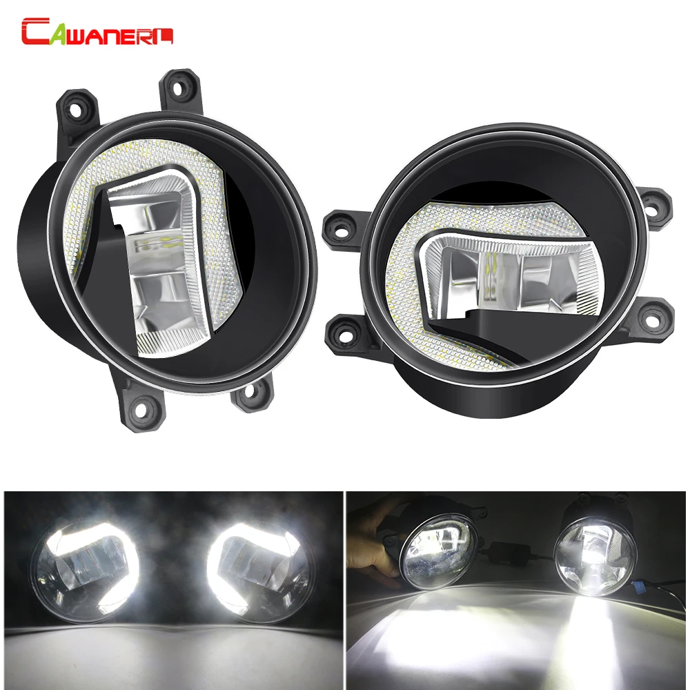 2 в 1 Противотуманные фары сборе Автомобильные светодиодные противотуманные