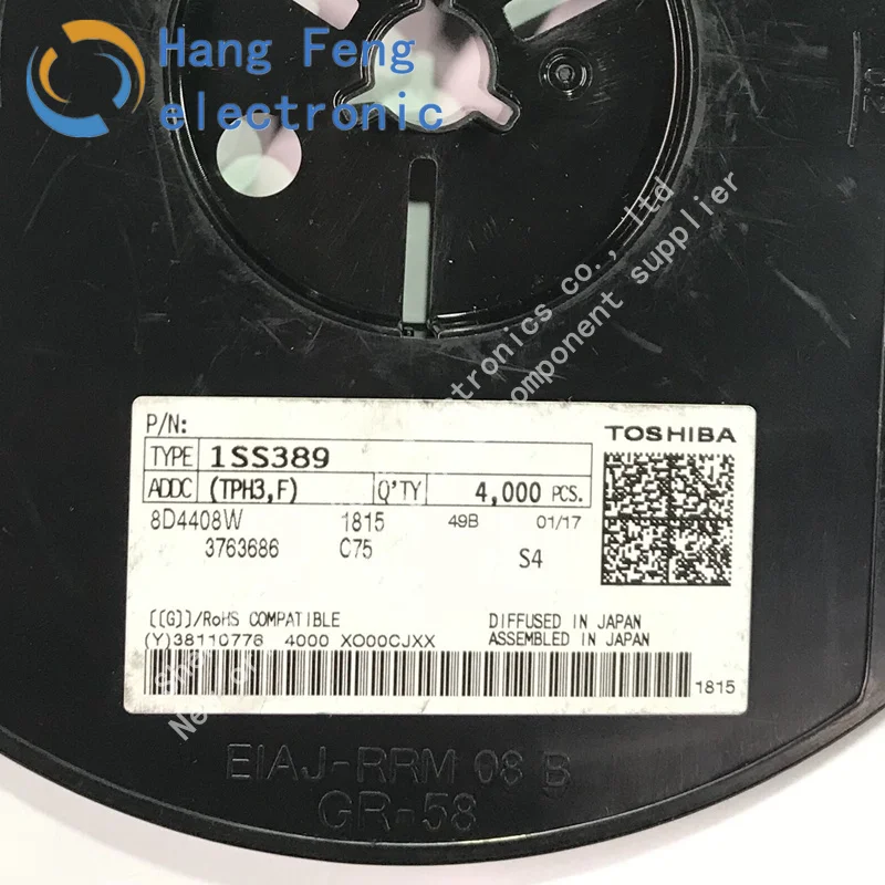 50 шт. 1SS389 Mark S4 диод Шоттки и выпрямитель SOD-523 новый оригинальный |