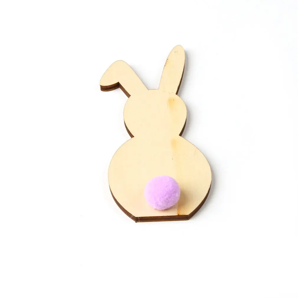 Скандинавские пасхальные деревянные украшения с кроликом декор для детской
