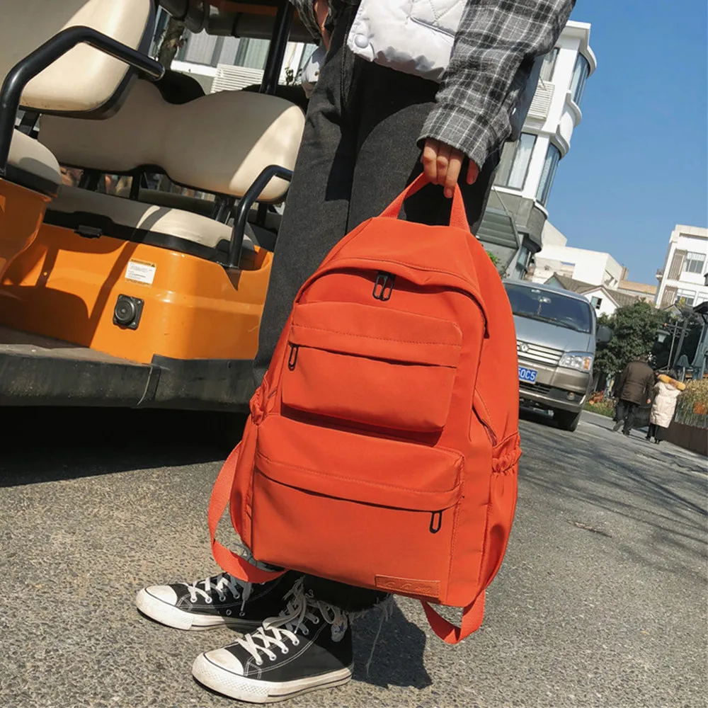 Водонепроницаемый нейлоновый рюкзак для женщин повседневный дорожный ранец с