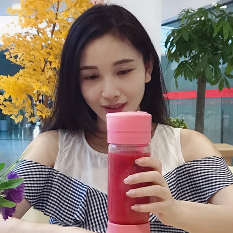 Портативная электрическая соковыжималка для фруктов USB ручной блендер овощного