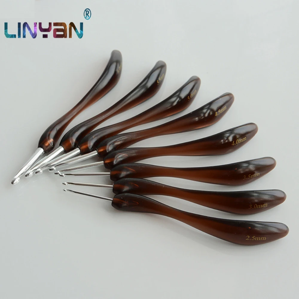 Набор для рукоделия 8 шт. вязальные спицы 2016 вязальный крючок с подвесками