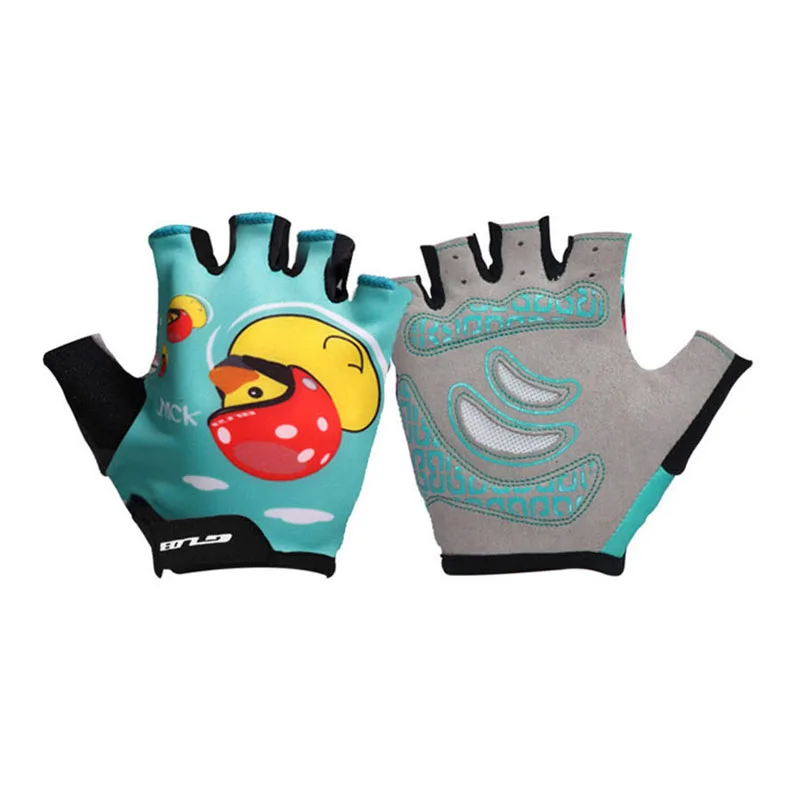 

GUB Bike Children Gloves Kids Girls Boys Outdoor Sports Half Finger Gloves Running Exercise Cycling Safety Protect Mittens
