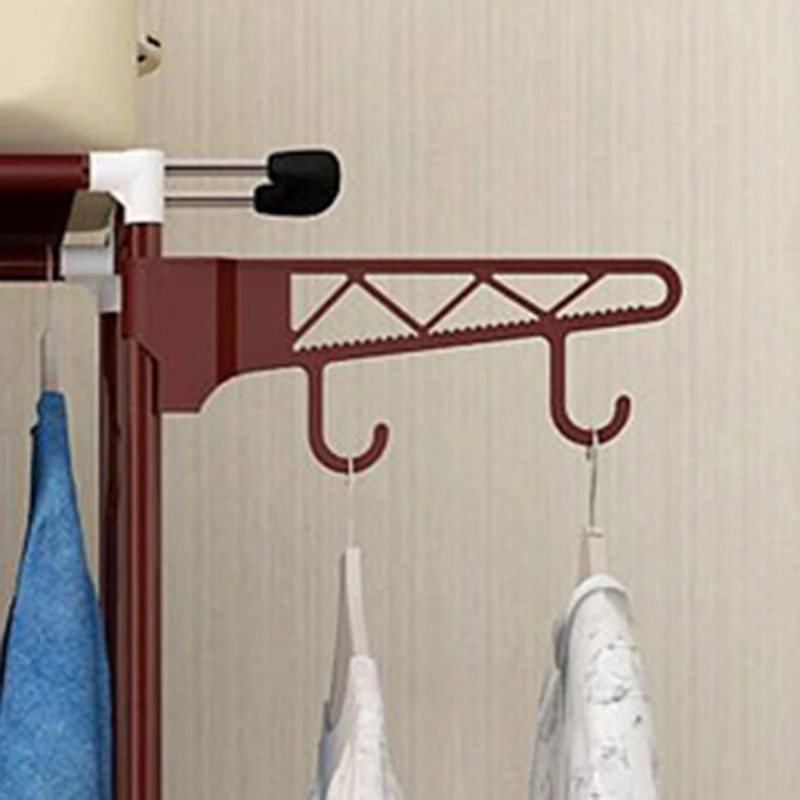 

Simple Multifunctional Metal Iron Coat Rack Floor Standing Hanging Clothes Storage Rack Drying Rack Bedroom