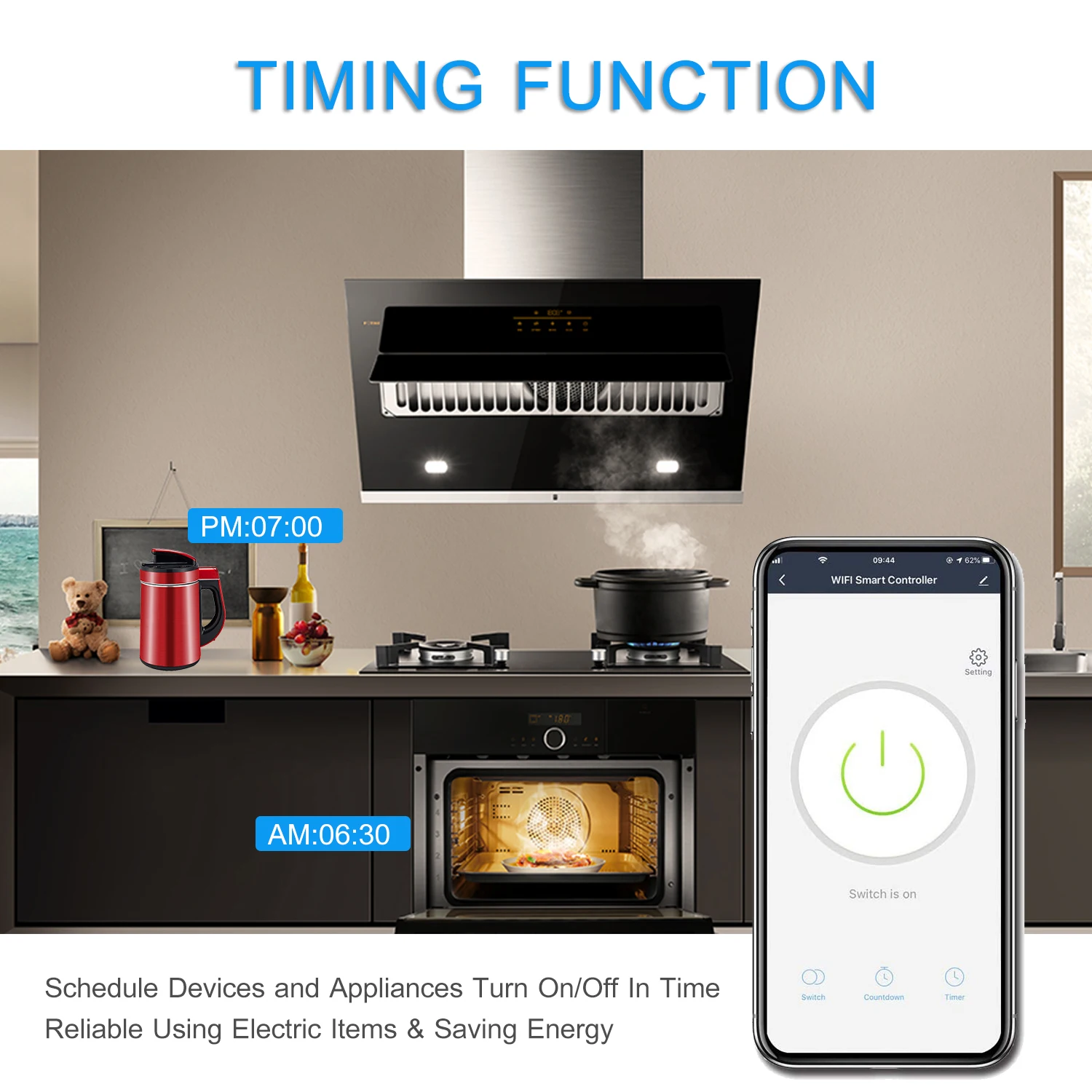 Умный пульт дистанционного управления wi fi переключатель совместимый с Alexa Google