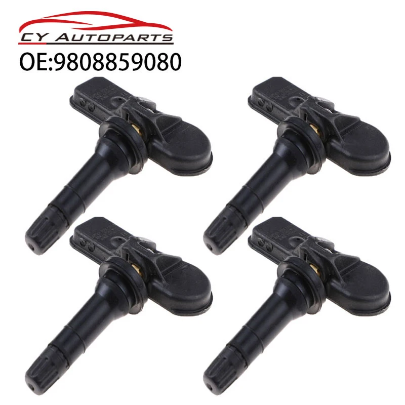 YAOPEI 4 шт. новый датчик давления в шинах TPMS 9808859080 для Citroen Peugeot Fiat Scudo Toyota Proace 433 МГц|tyre