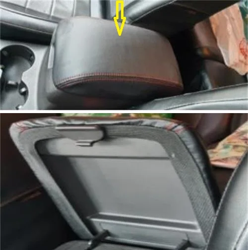 Подлокотник из микрофибры и кожи под заказ для Hyundai Santa Fe 2006 2007 2008 2009 2010 2011 2012 |