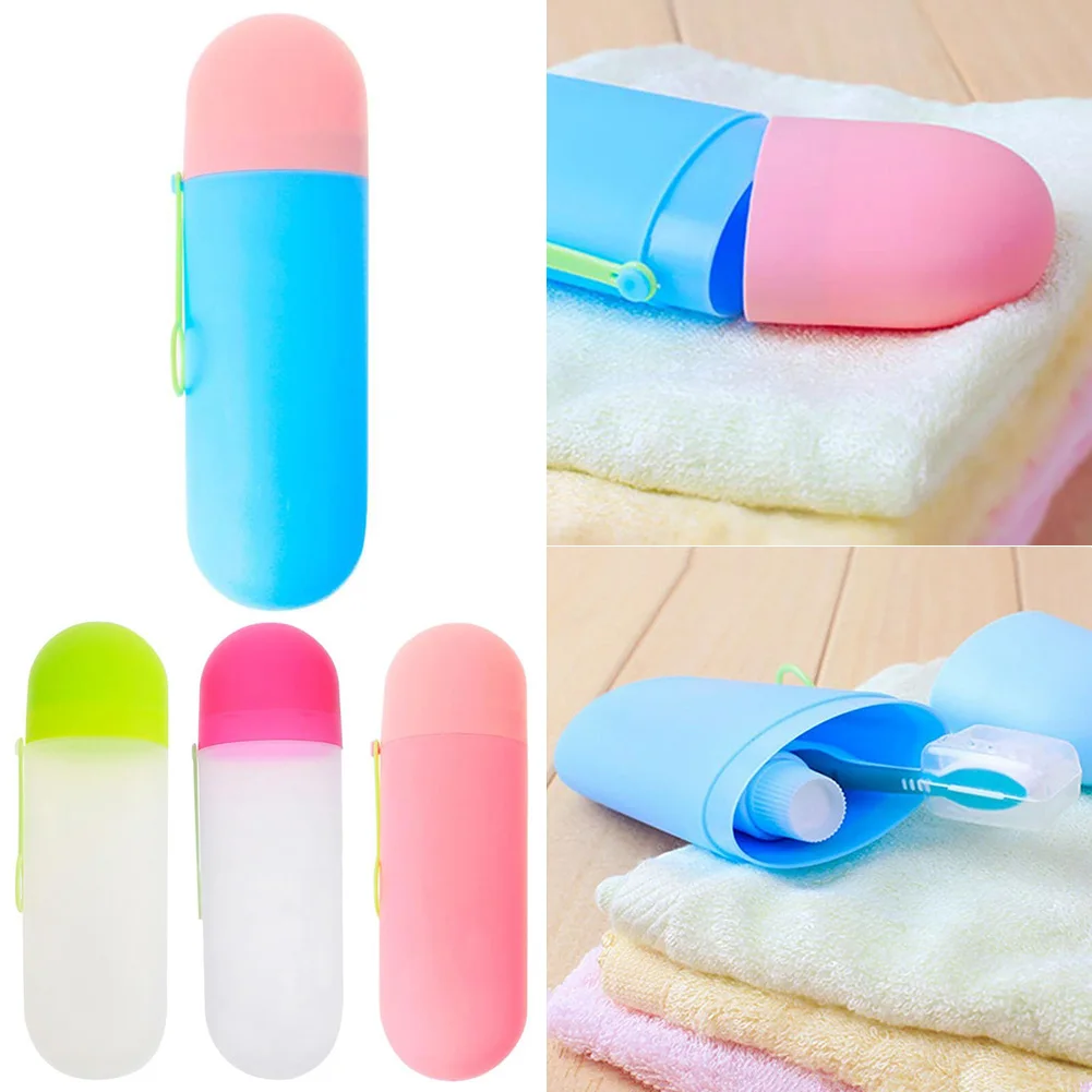 

Multifunctional Portable Press Emulsion Minute Bottle Toothpaste Toothbrush Bathroom Set Travel Storage Box Travel Wash Cup Set