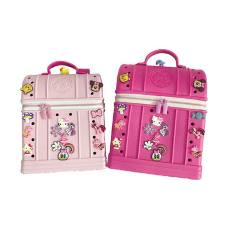 Children's cute backpack with super light and non-deformable DIY cartoon pattern fun shoulder bag for 3-6 years old | Дом и сад