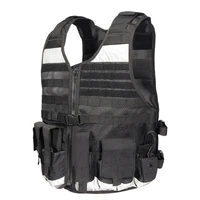 police safety reflectorized vest outdoor chaleco seguridad plate carrier tactical duty vest for outdoor hunting accessories