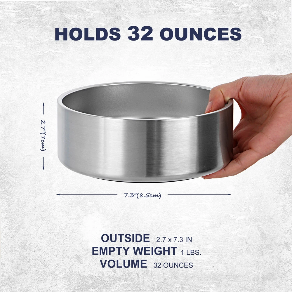 

Personalized Dog Bowl Non-slip Stainless Steel Dog Water Food Bowl Custom Dogs Name Pet Drinking Feeding Bowls Pet Supplies