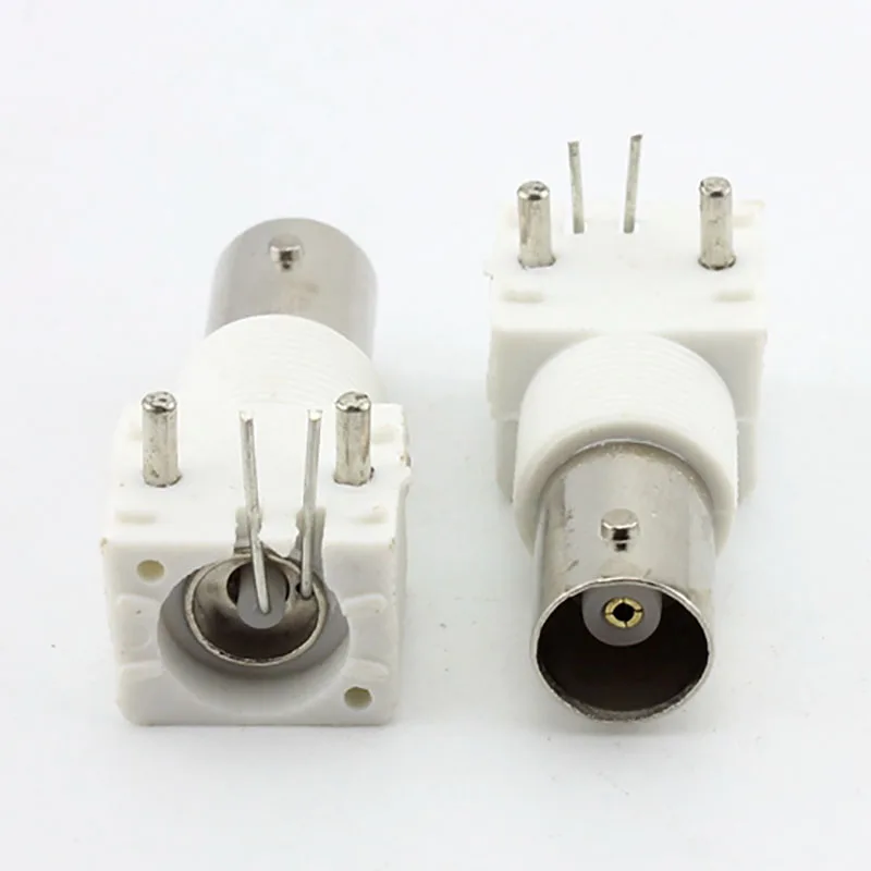 90 градусов изгиб BNC разъем PCB сиденья мониторинга пластиковых сварочных