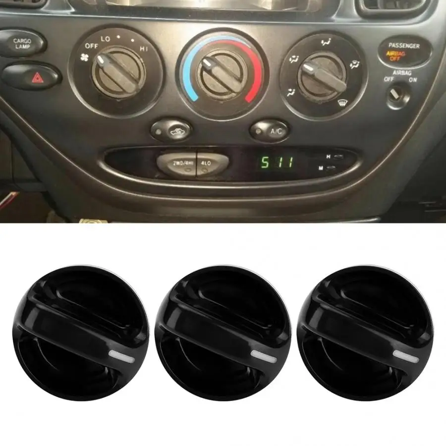 3 шт. ручка переключателя панели управления для автомобиля подходит Toyota Tundra 2000 2001