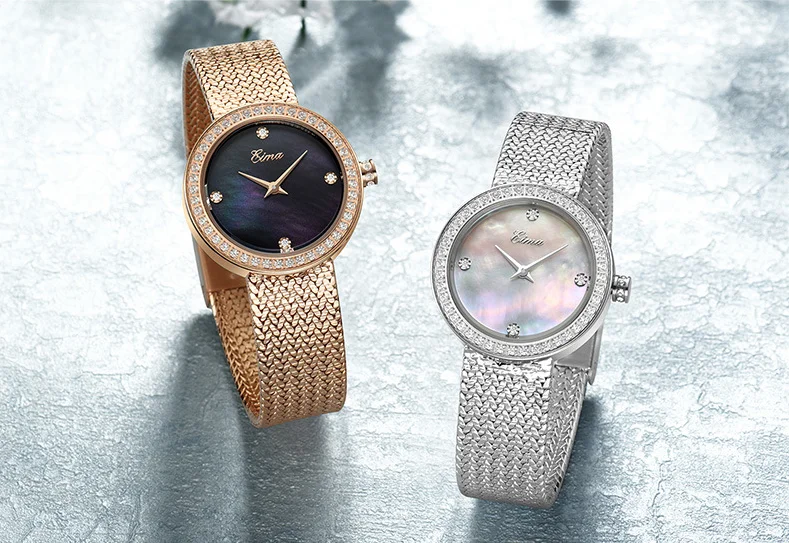 Новые роскошные брендовые кварцевые наручные часы с 4 бриллиантами из