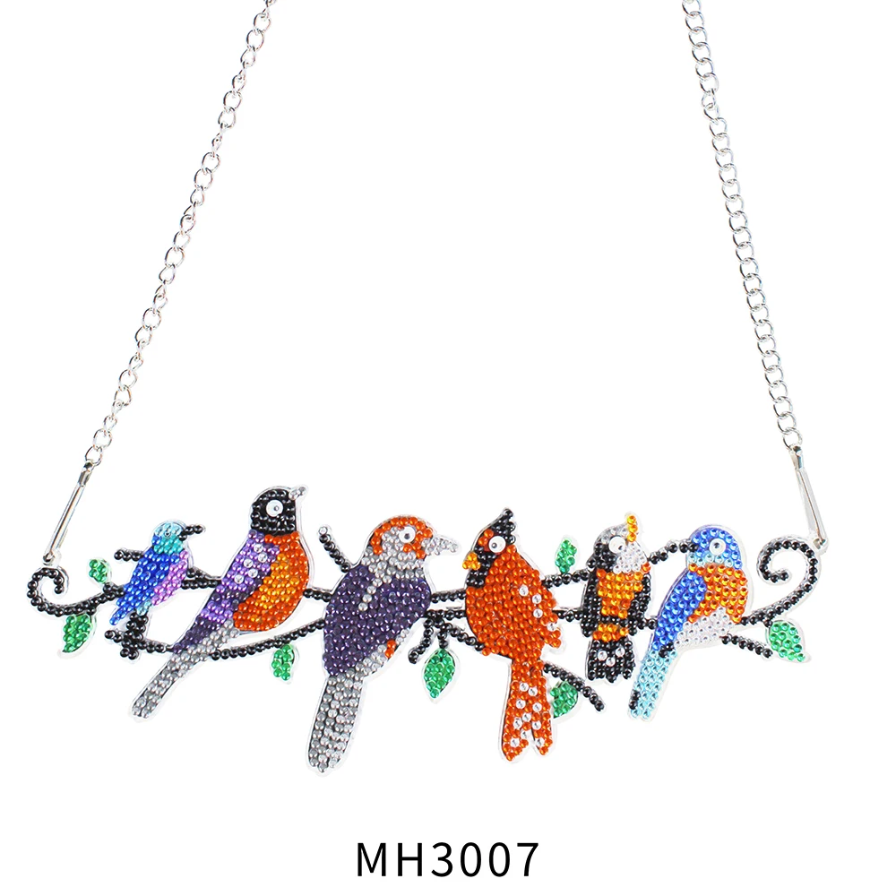 

Алмазная картина особой формы «сделай сам», цветные подвесные украшения в виде птиц для окон, дома, дверей, украшение для стен