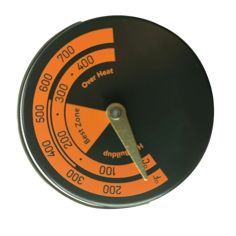 

Magnetic Fireplace Fan Stove Thermometer for Log Wood Burner Temperature Gauge 203F