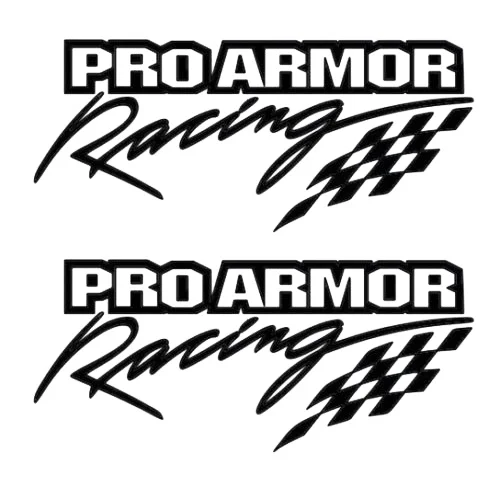 

For (2Pcs) 2 X PRO ARMOR RACING TEAM RZR BRP CAN-AM POLARIS STICKER DECAL EMBLEM
