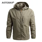 Мужская водонепроницаемая куртка с капюшоном, верхняя одежда для улицы, ветровка, ветровка, куртка на весну и осень, модная одежда, пальто, LM090