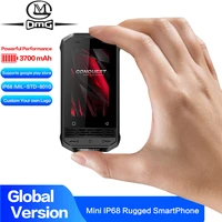 conquest f2 nfc ip68 shockproof mini mobile phone android 8 1 4g fingerprint rugged smartphone quad core ptt poc walkie talkie