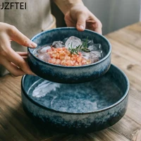 japanese style ramen ceramic noodle salad bowl solid of soup restaurant retro dish crockery lunch box