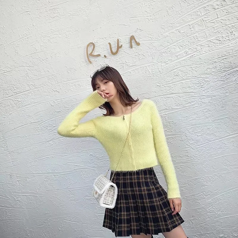 2020 в стиле ретро мелкую полоску линия ребра однобортное пальто на молнии с