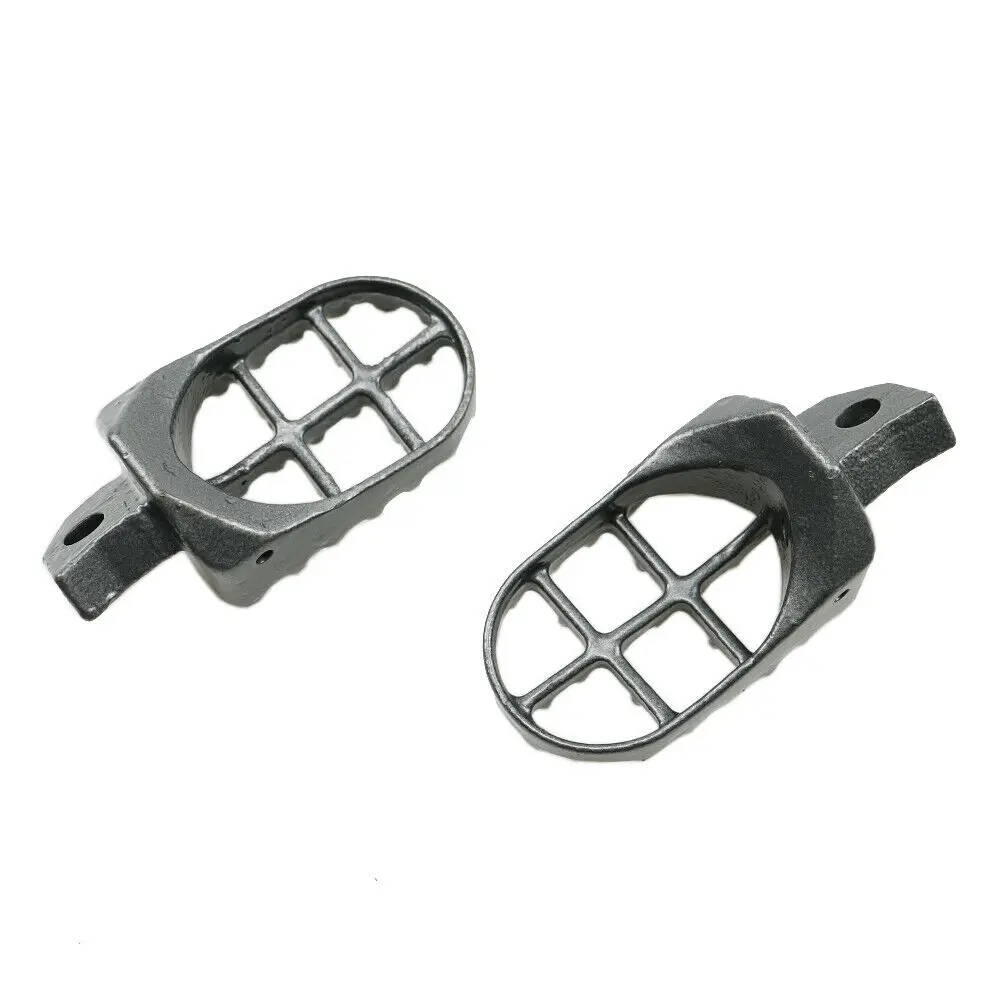 

Grey Dirt Bike Foot Pegs For Kawasaki KDX220 1995-06 KDX250 KX125 KX250 1991-96