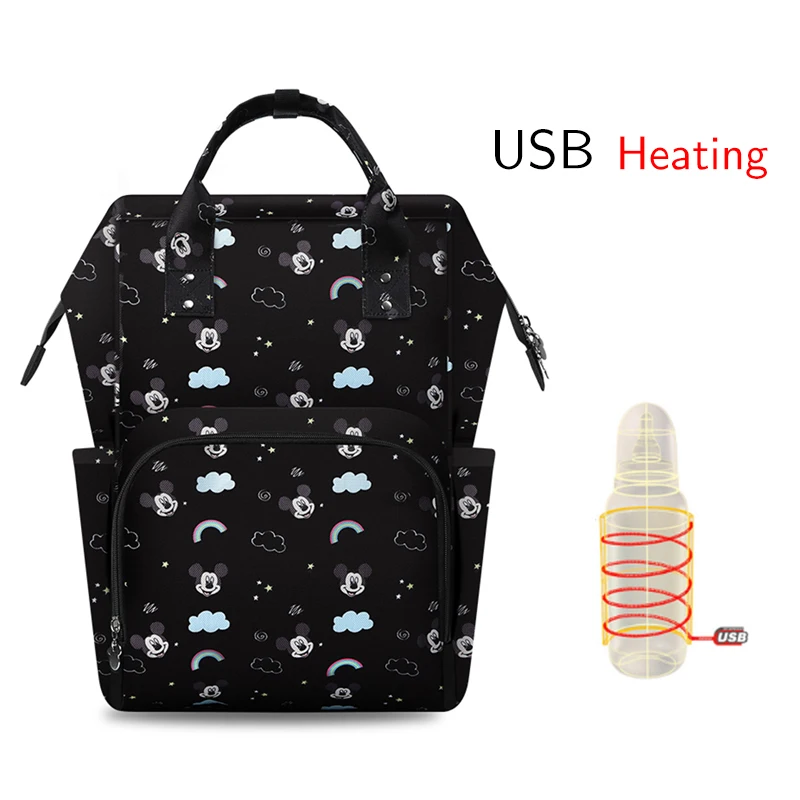 Многофункциональный рюкзак для подгузников Disney вместительная