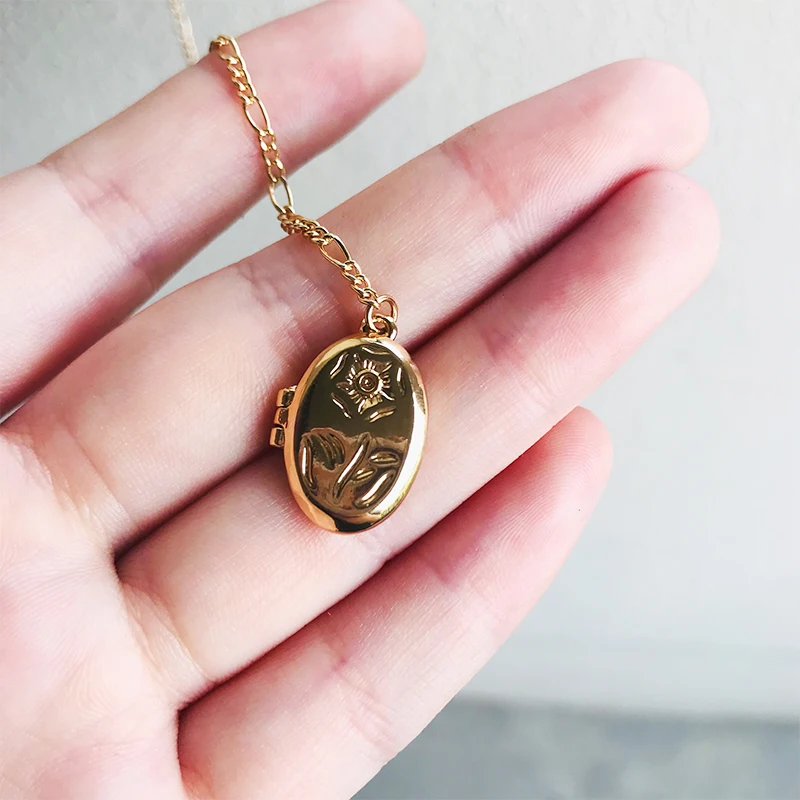 Cpop Новое модное креативное карманное ожерелье с розовыми часами золотая цепочка