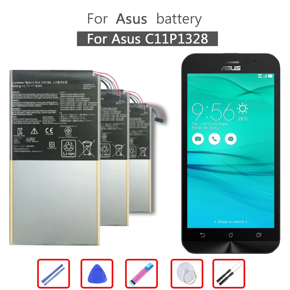 Оригинальный аккумулятор C11P1328 4980 мАч для планшетного ПК Asus Transformer PAD TF103C TF103CX TF103CG