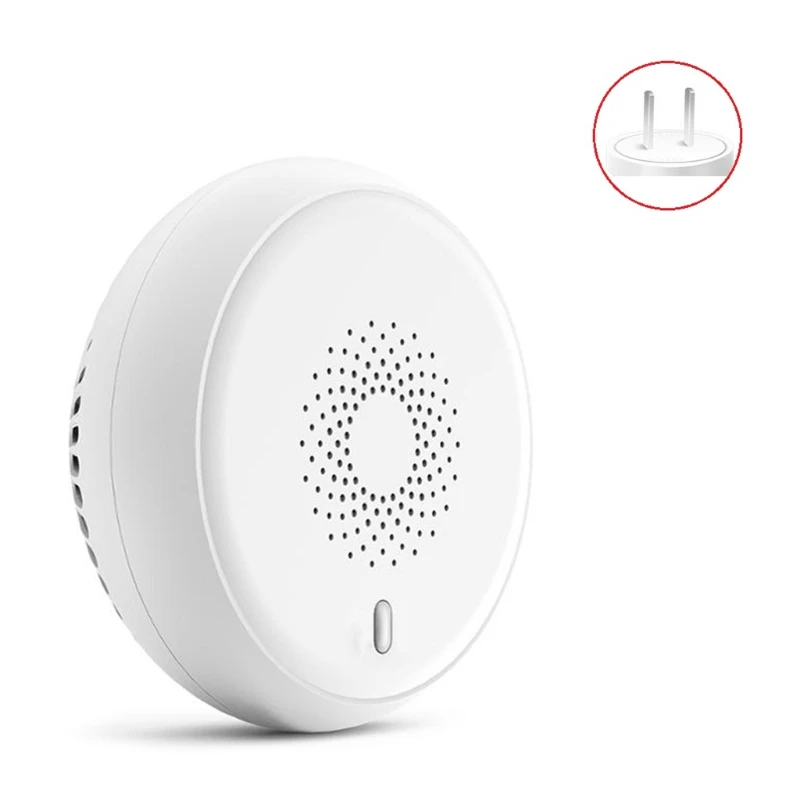 

Smart Gas Leak Detector EU Plug Alert Gas Alarm System Sensor Work Alarm Home