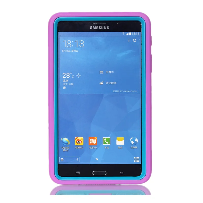 Для Samsung Galaxy Tab 4 7 0 T230 T231 T235 чехлы для планшетов с подставкой мягкие силиконовые