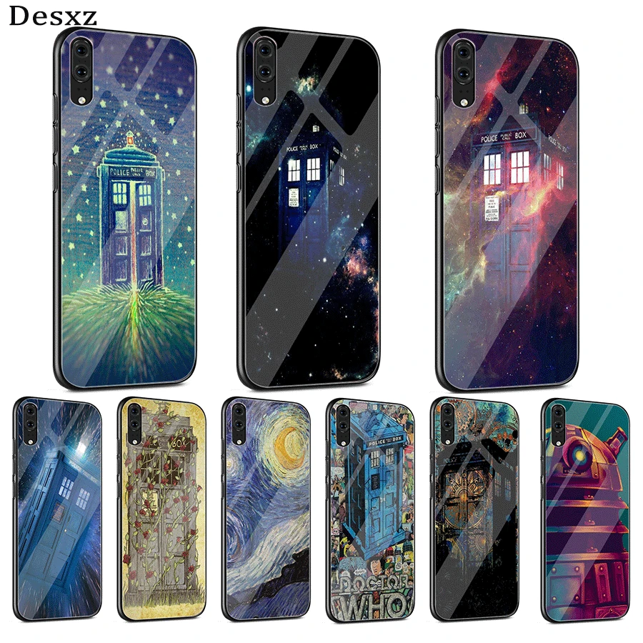 Tardis Doctor Dr Who Police Box Новый чехол стеклянный для телефона Huawei Honor 7A Pro 8X 9 Lite 10